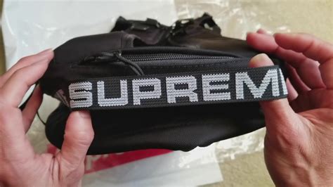 supreme waist bag real vs fake|check if your supreme bag is real.